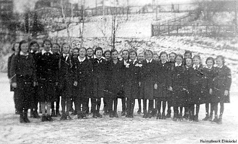 Jungmädelgruppe in Einsiedel 1936