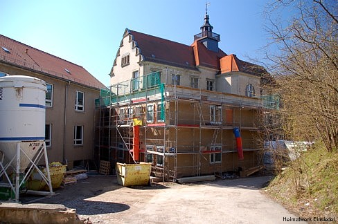 Sanierungsarbeiten am Anbau 2010