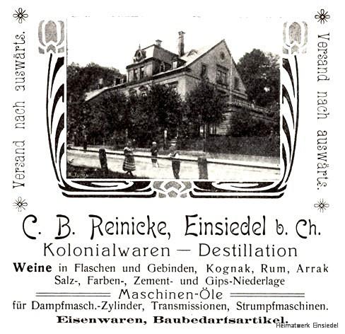 Werbung C.B. Reinicke 1905