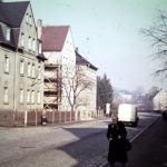 Neue Straße Einsiedel, oberer Teil in den 1950er Jahren