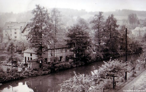 Totengräberhäusel Einsiedel in den 1950er Jahren