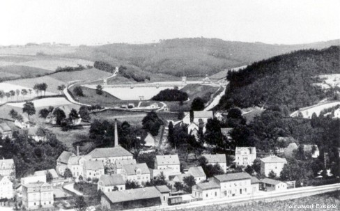 Wattefabrik Franz Hahn vor 1900