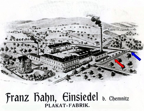 Werbeplakat Firma Hahn 1906