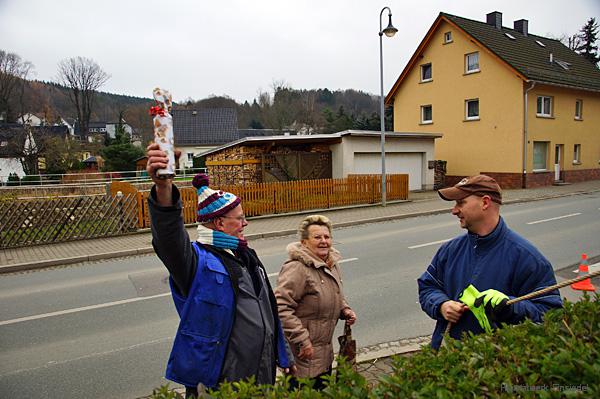 Kaltgetränk zum Pyramidenaufbau