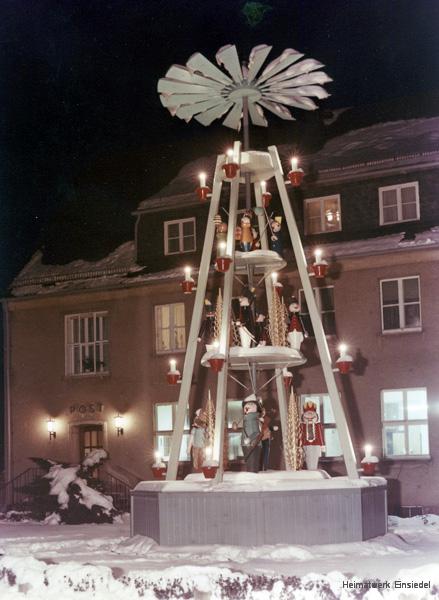 Weihnachtspyramide Einsiedel 1970