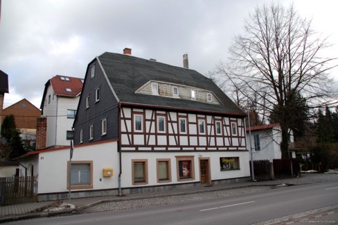 Fachwerkhaus Einsiedler Hauptstr. 51 im Februar 2007