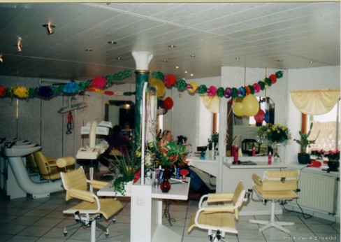 1999: 10 Jahre Friseursalon Hamar in Einsiedel