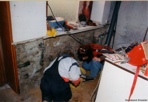 Totalmodernisierung Friseursalon Andrea Hamar, Einsiedel, 1996