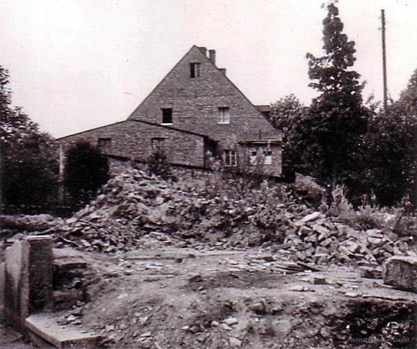 Trümmerreste 1952