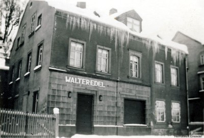 Fleischerei Edel, Einsiedel, Winter 1933