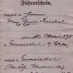 Führerschein Emil reichel