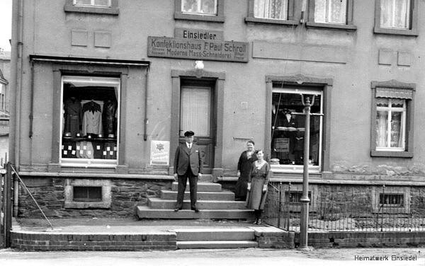 Einsiedler Konfektionshaus Paul Schroll, früher Berbisdorf