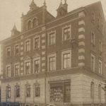 Geschäftshaus Uhrmacher Richard Uhlig in Einsiedel um 1912