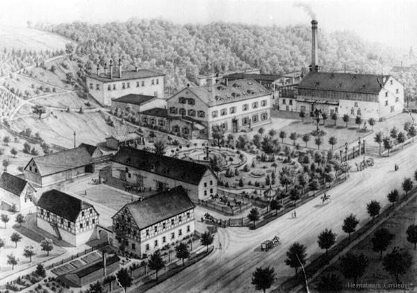 Erste Standort der Brauerei Schwalbe in der Hauptstraße 128