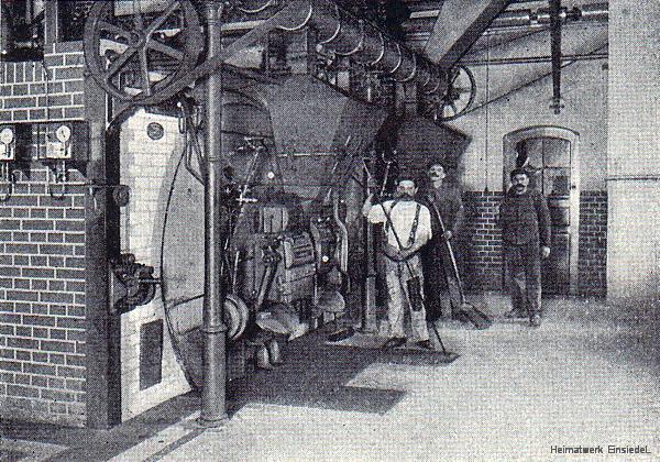 Ein Blick in die Einsiedler Brauhaus AG um 1910