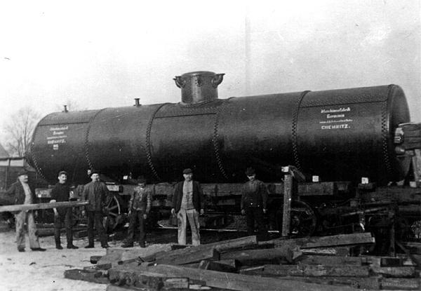 Dampfkessel der Maschinenfabrik Germania Chemnitz1908