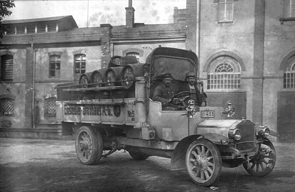 Früher LKW der "Einsiedler Brauhaus AG"