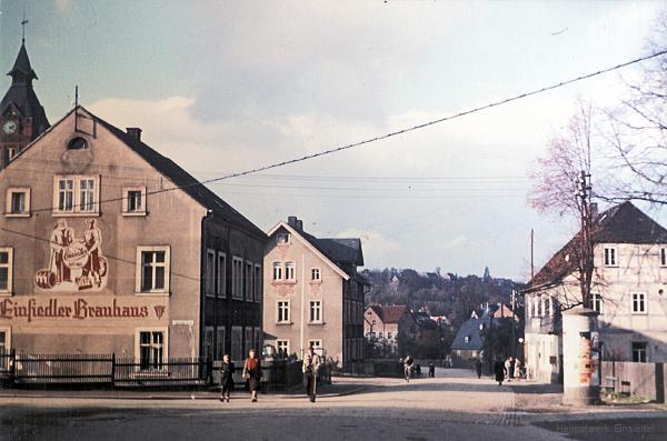 Einsiedler Brauhaus und "Drei Eichen" in den 1960er Jahren