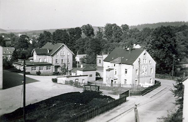 Wohnhaus der Brauerei Einsiedel in den 1950er Jahren