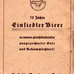 Reklameanzeige Einsiedler Brauhaus zur 700-Jahr-Feier 1955