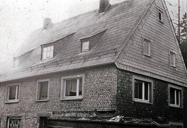 Erzgebirgische Volkskunst Glöß - Umbauten am Haus 1974