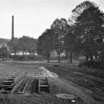 Bau der Entlastungsstraße 1937-38