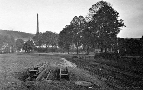 Bau der Entlastungsstraße 1937-38