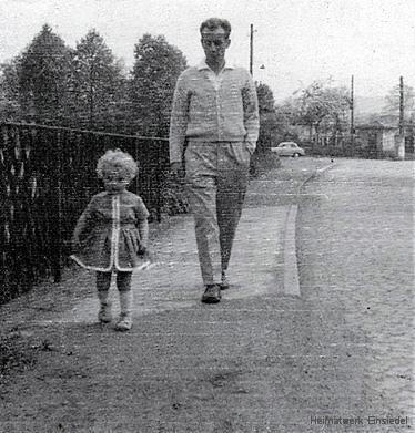 Mühlgrabenabdeckung Einsiedel, Unterdorf,1963, dort auch Beginn der Entlastungsstraße