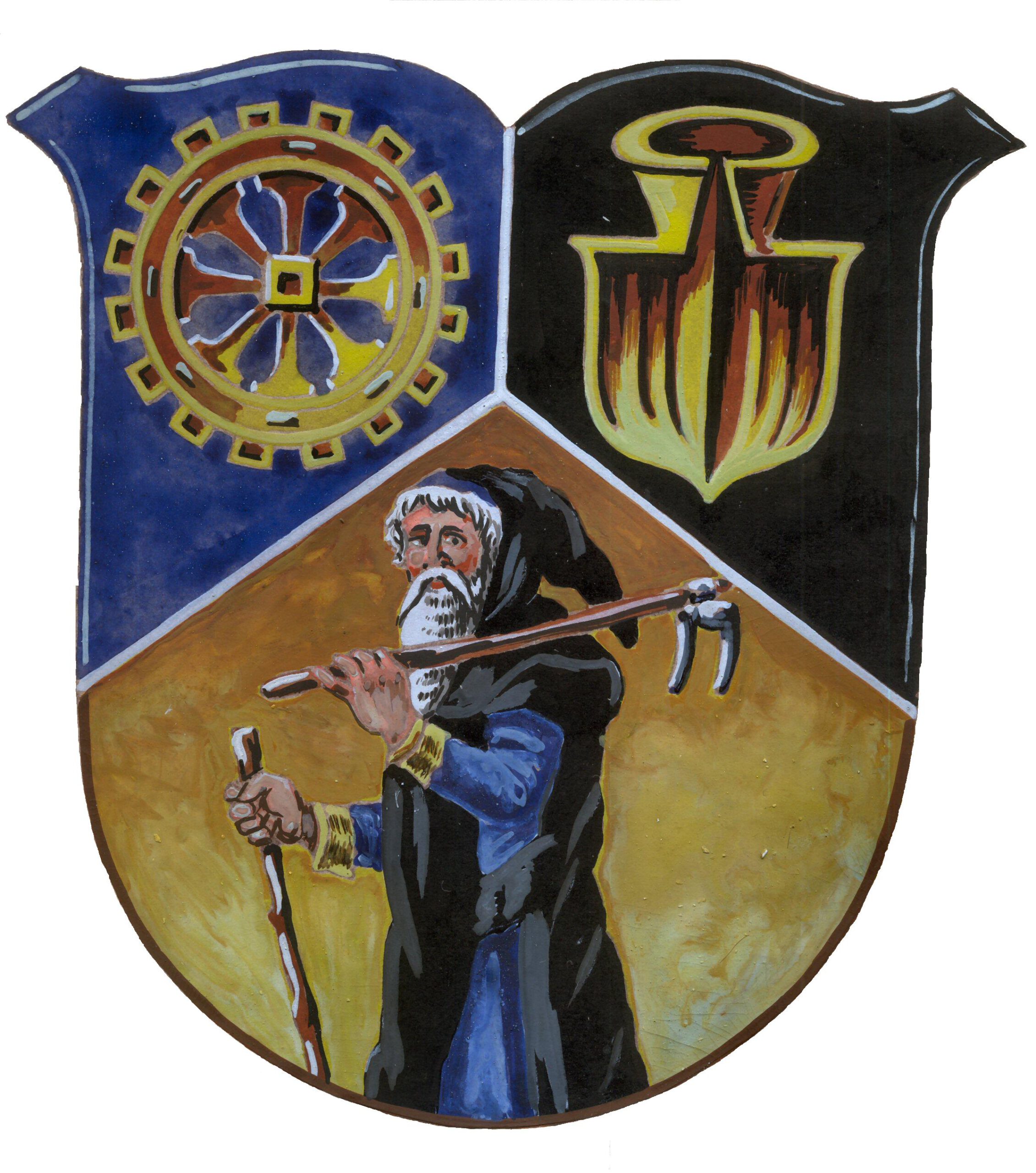 Wappen von Einsiedel (Zeichnung: Knothe)
