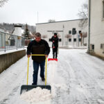 Roter Schnee - Bilder vom Tage