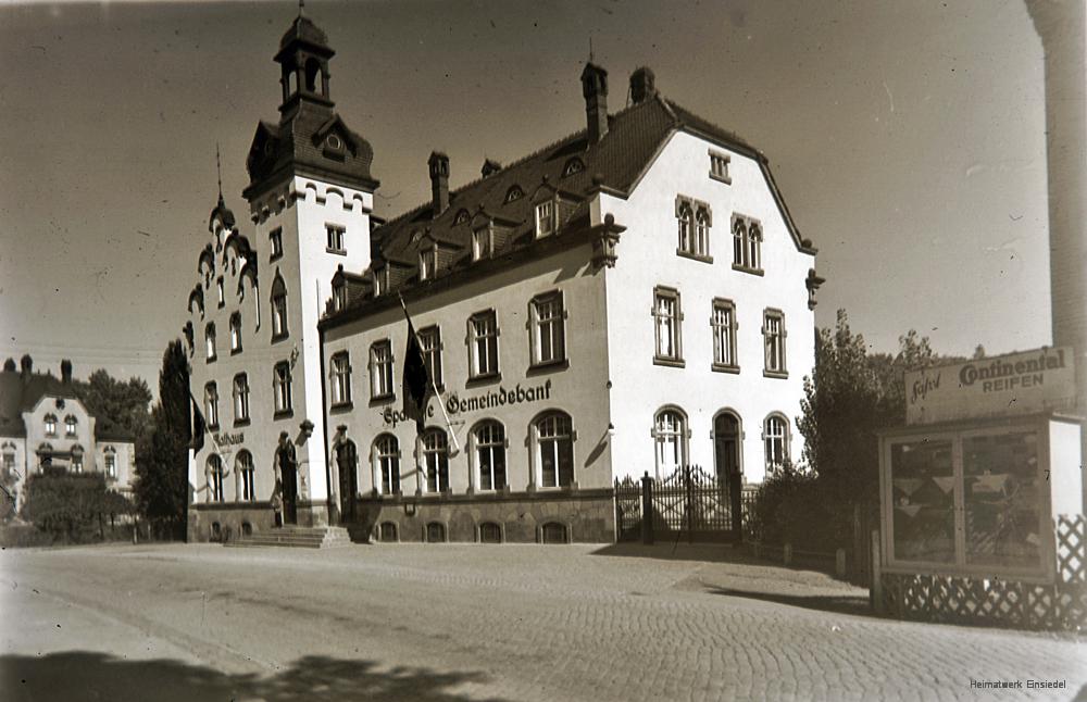 Das Einsiedler Rathaus um 1931
