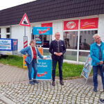 AfD-Wahlkampfstand in Einsiedel - Bilder vom Tage