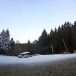 Schneekanone am Einsiedler Skihang - Bilder vom Tage