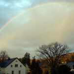 Regenbogen in Einsiedel - Bilder vom Tage