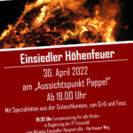 Einsiedler Höhenfeuer - Bilder vom Tage