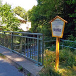 Neues Schild Mühlbergbrücke - Bilder vom Tage