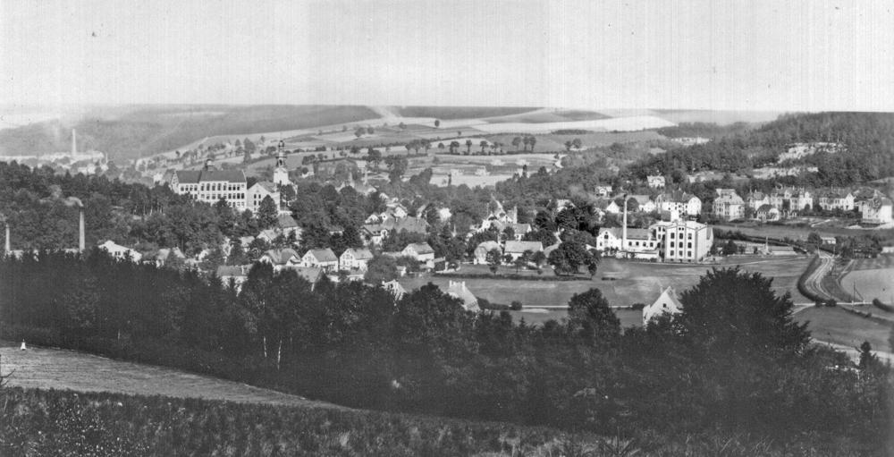 Blick von der Körnerhöhe Einsiedel