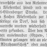 Ziegenschweiz 1899 - Bilder vom Tage