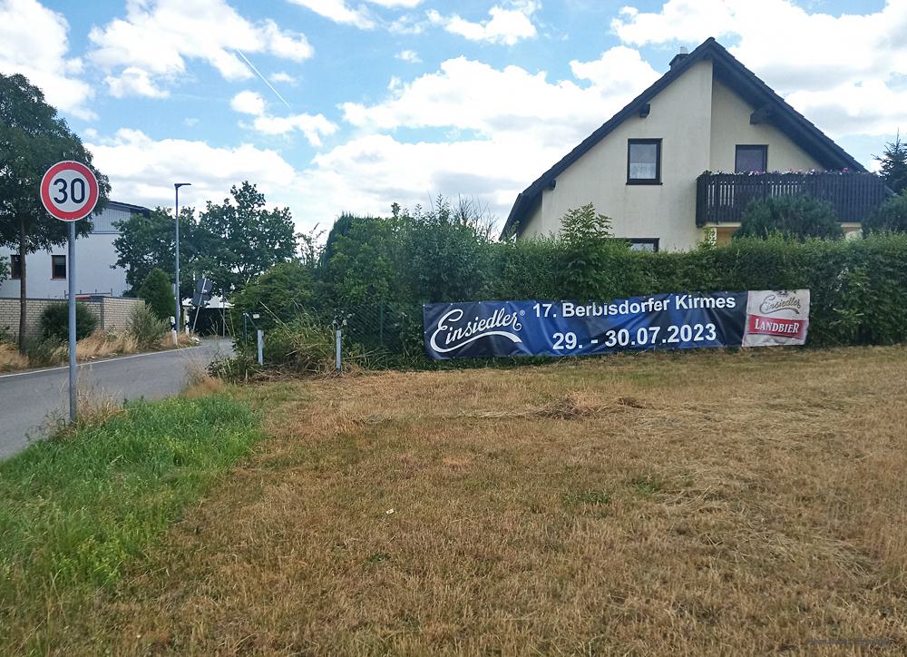 Werbebanner Berbisdorfer Kirmes - Bilder vom Tage