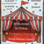 Aushang Circus Hein - Bilder vom Tage