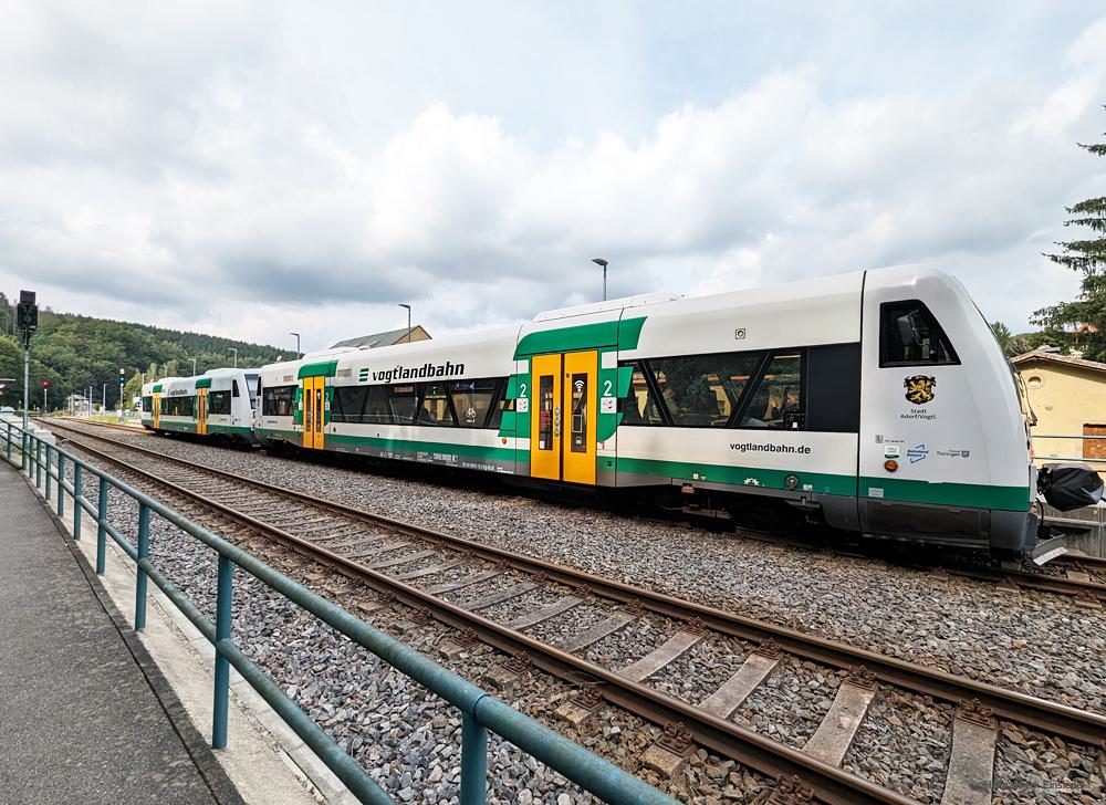 Tag der Sachsen, Doppeltraktion Vogtlandbahn - Bilder vom Tage