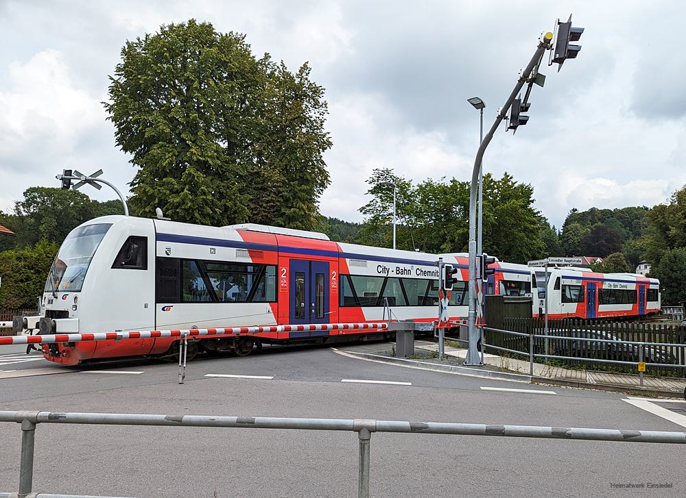 Tag der Sachsen, Doppeltraktion City-Bahn - Bilder vom Tage