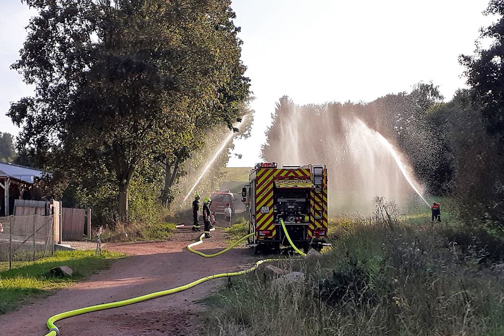 Feuerwehrübung Am Feld - Bilder vom Tage