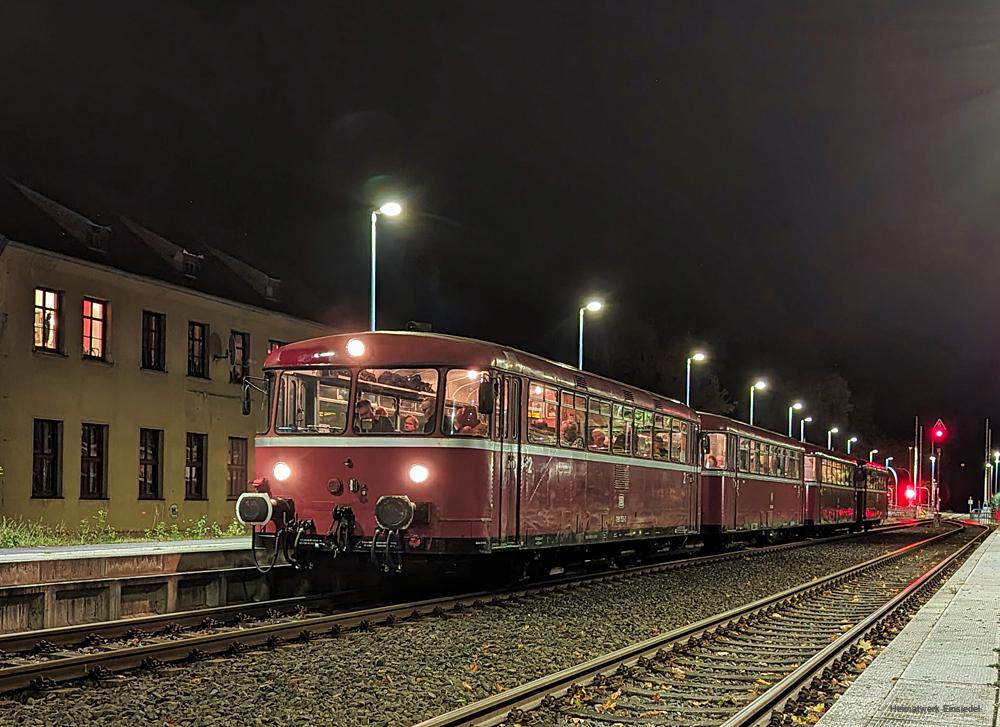 Uerdinger Schienenbus in Einsiedel - Bilder vom Tage