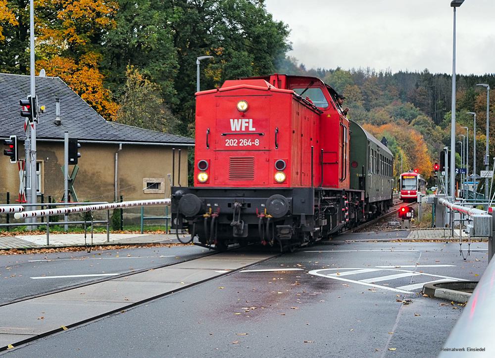 WFL-Lok mit Wagen - Bilder vom Tage