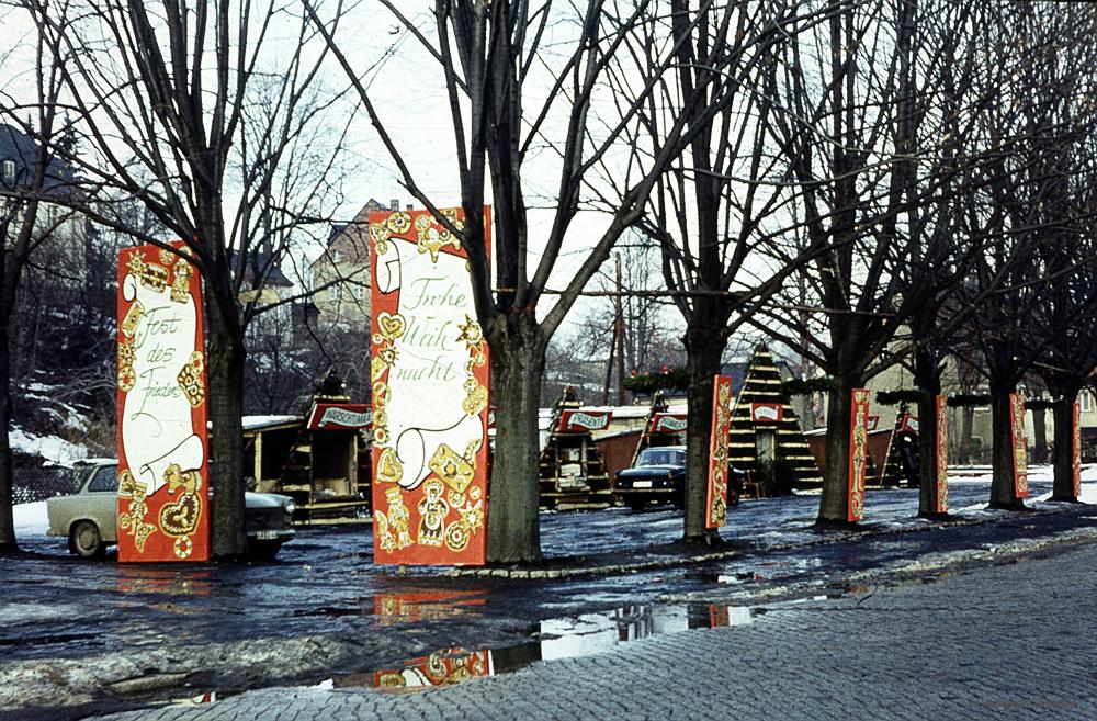 Weihnachtsmarkt Einsiedel 1974 - Bilder vom Tage