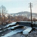 Eisenbahnbrücke km 10,6 in Einsiedel 1971