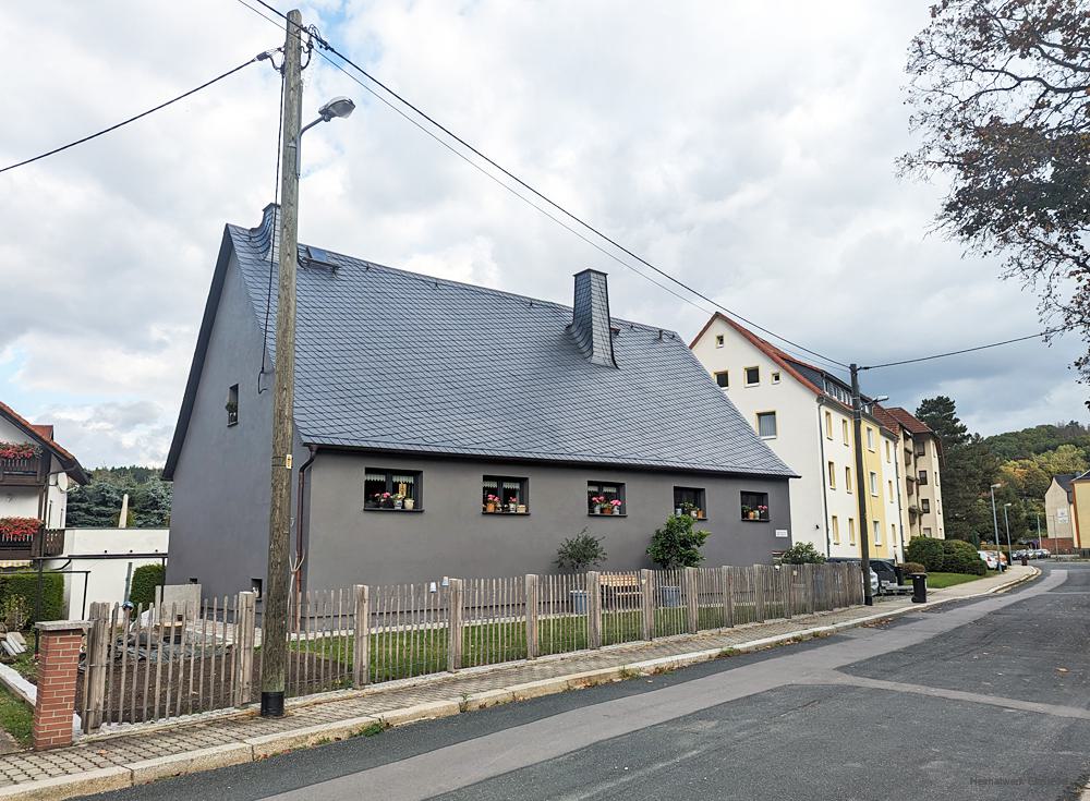 Saniertes Wohnhaus in Einsiedel, Seydelstraße 3, 2023.