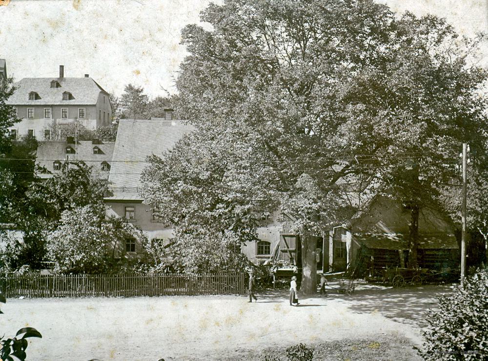 Fischer-Schmiede in Einsiedel Anfang der 1920er Jahre