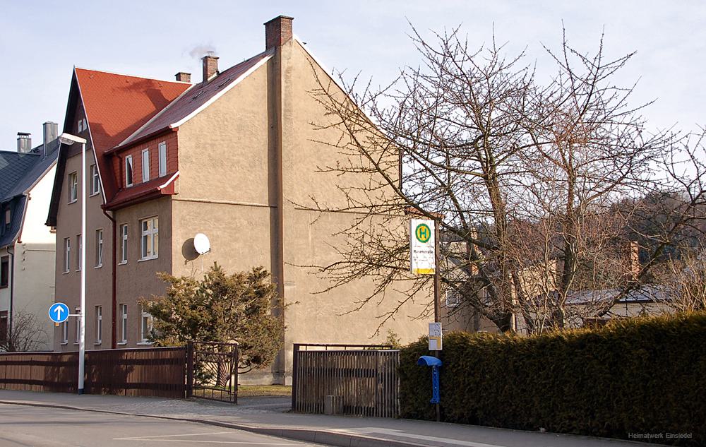 Die Einsiedler Neue Straße 27–29 am 17. Februar 2008.